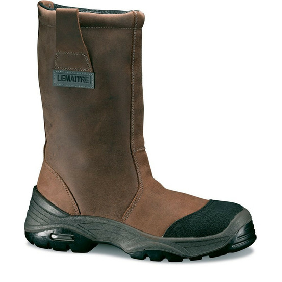 Bottes de sécurité non fourrées cuir pull up buran ci src marron p39 lemaitre securite buras30bf 39