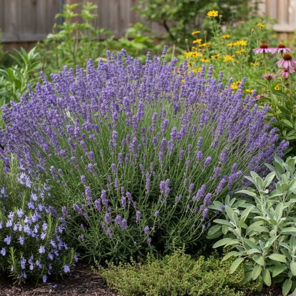 Lavande dutch lavander, lavandin - sans traitement lot de 5 godets