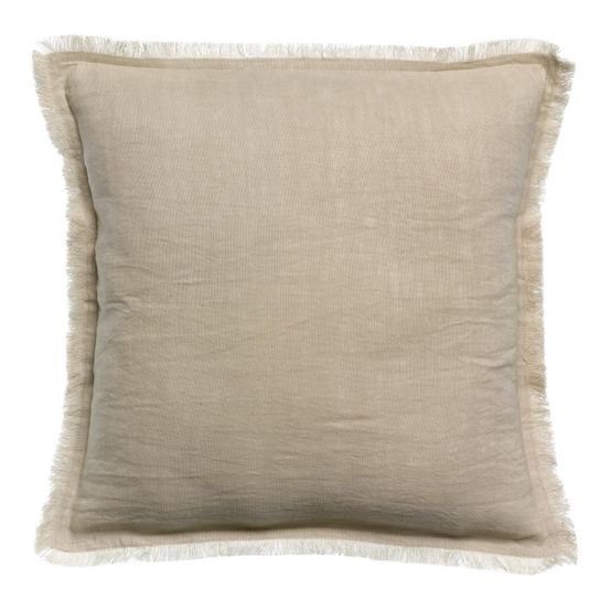 Coussin uni laly lin 45 x 45 cm