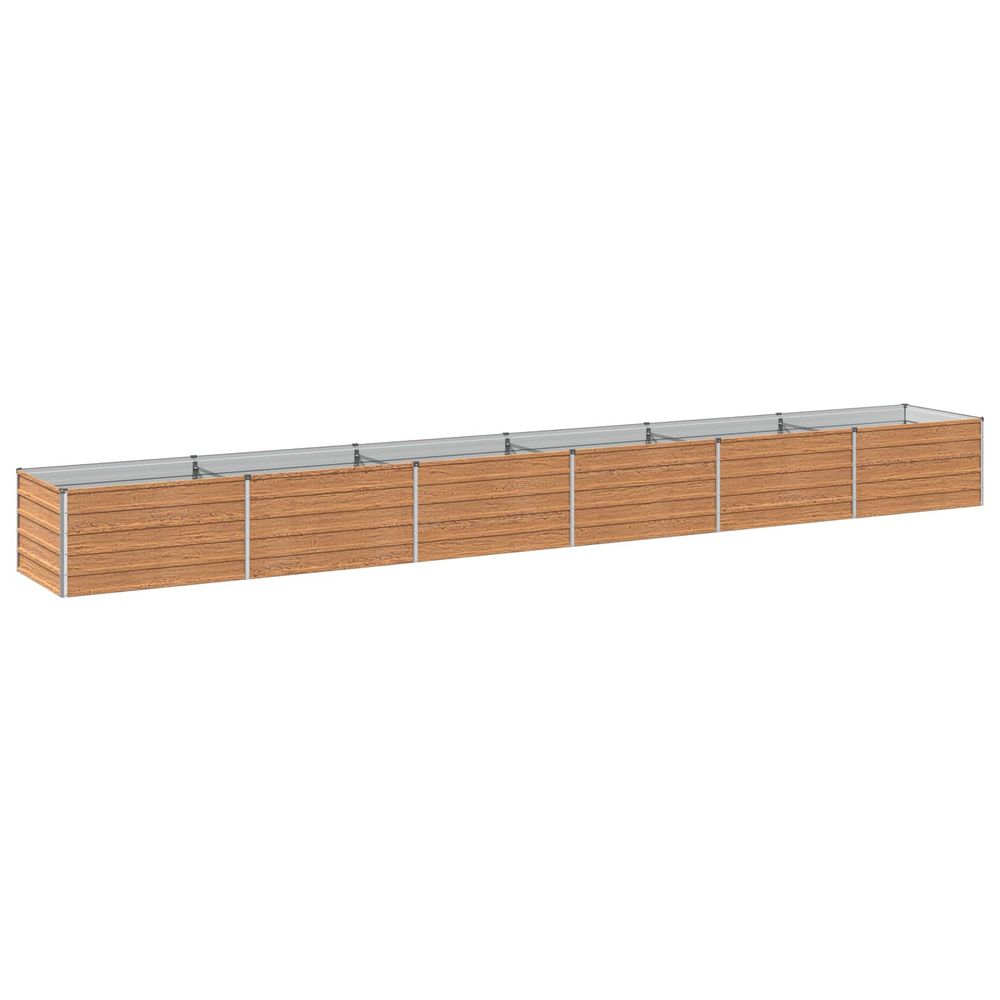 Jardin surélevé chêne brun 600 x 80 x 55 cm