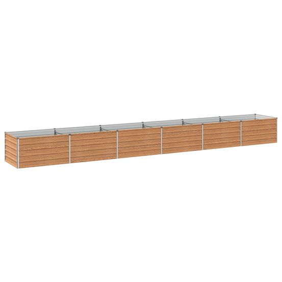 Jardin surélevé chêne brun 600 x 80 x 55 cm