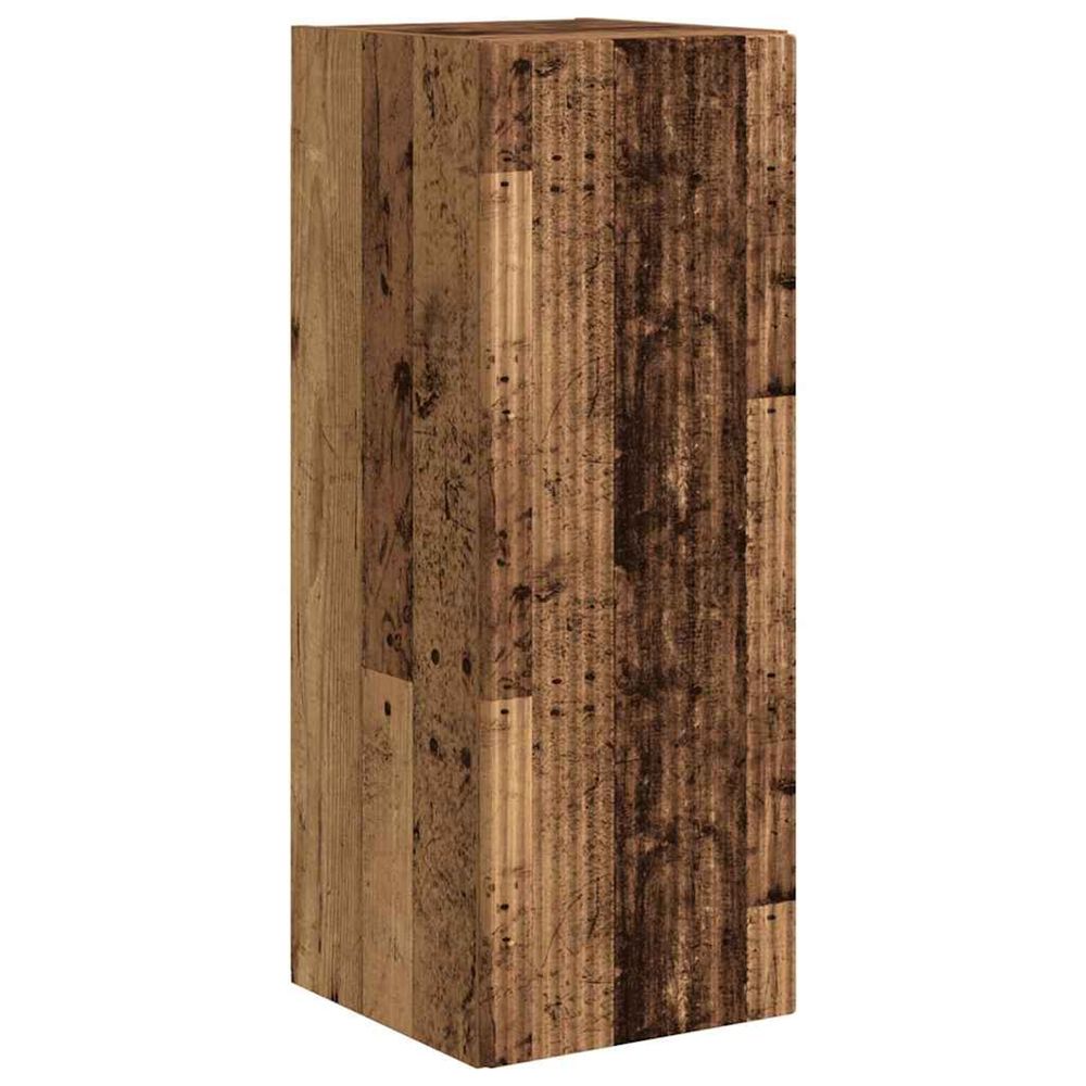 Meuble tv mural 30 x 31 x 80 cm bois ancien bois d'ingénierie