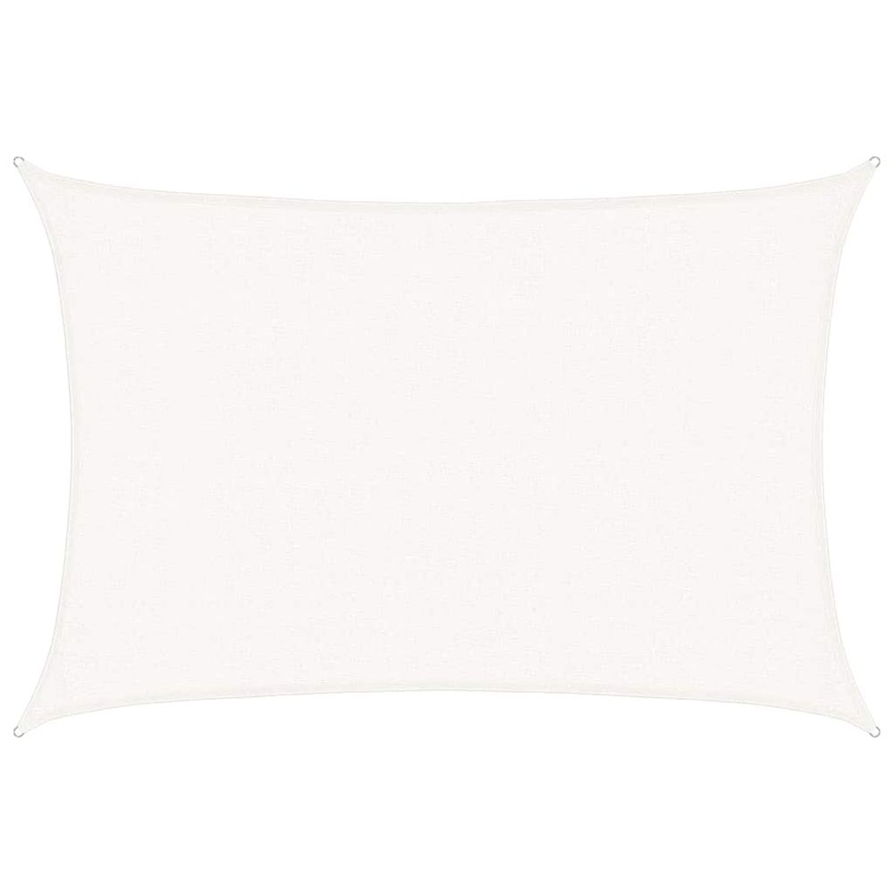 Voile d'ombrage 160 g/m² blanc 2,5x3,5 m pehd