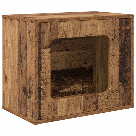 Maison pour chat bois ancien 51 x 30 x 42,5 cm