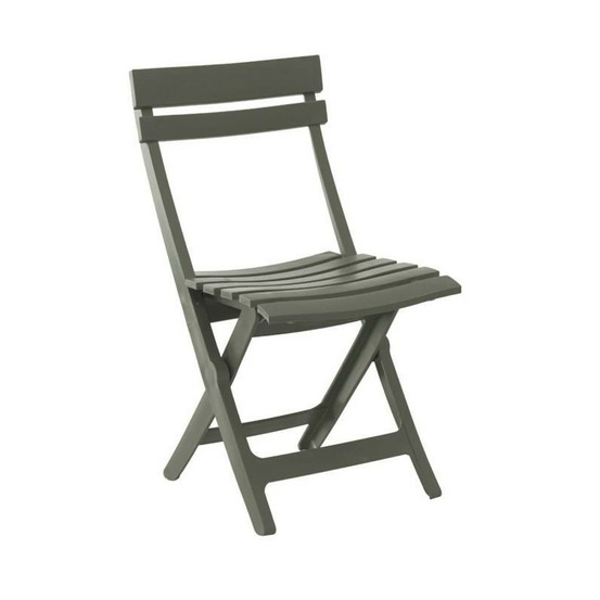 Chaise pliante - grosfillex - miami - forest green - résine