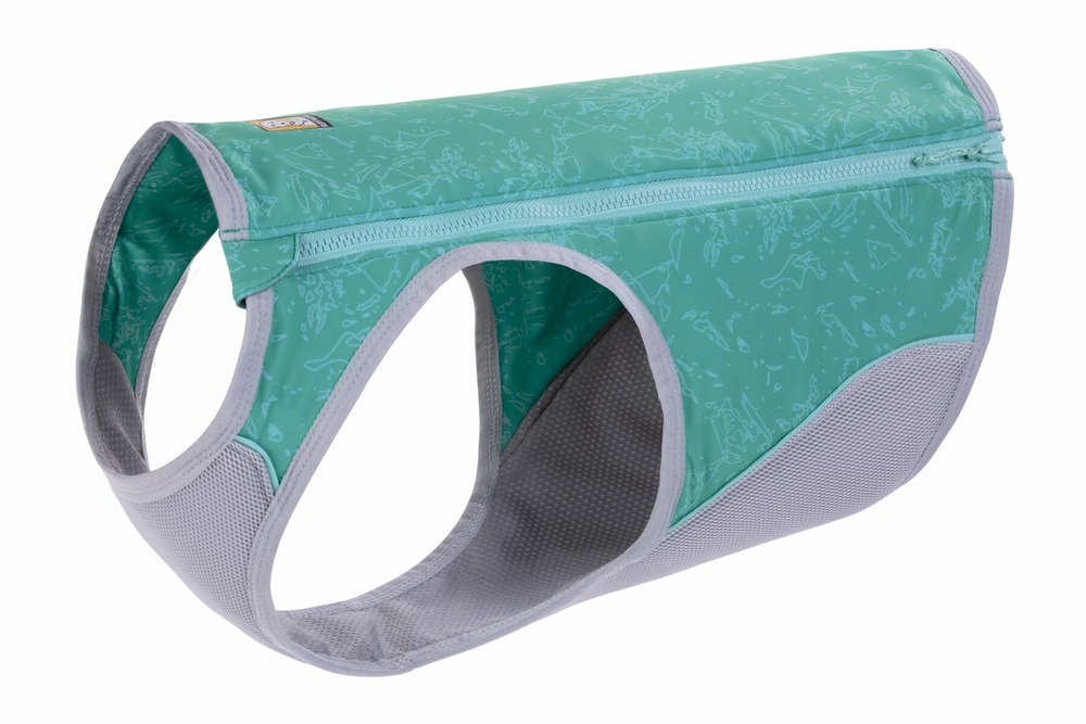 Veste de refroidissement swamp cooler zip™ avec une couverture upf 50+. Couleur: blue mist (bleu), taille: l