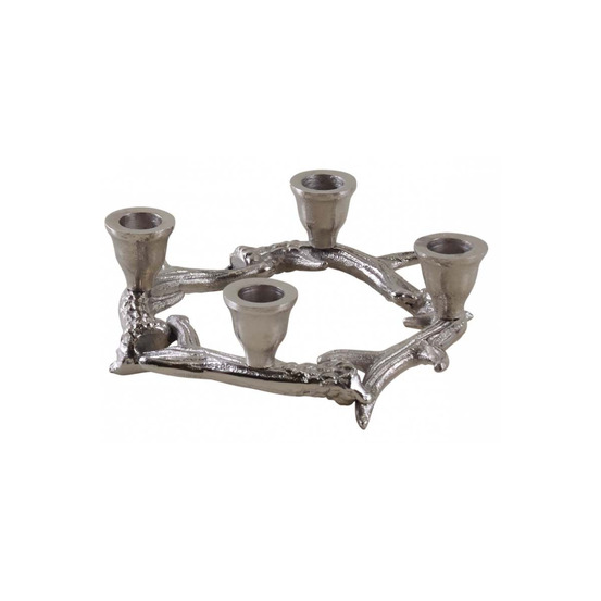 Bougeoirs bois de cerf en aluminium