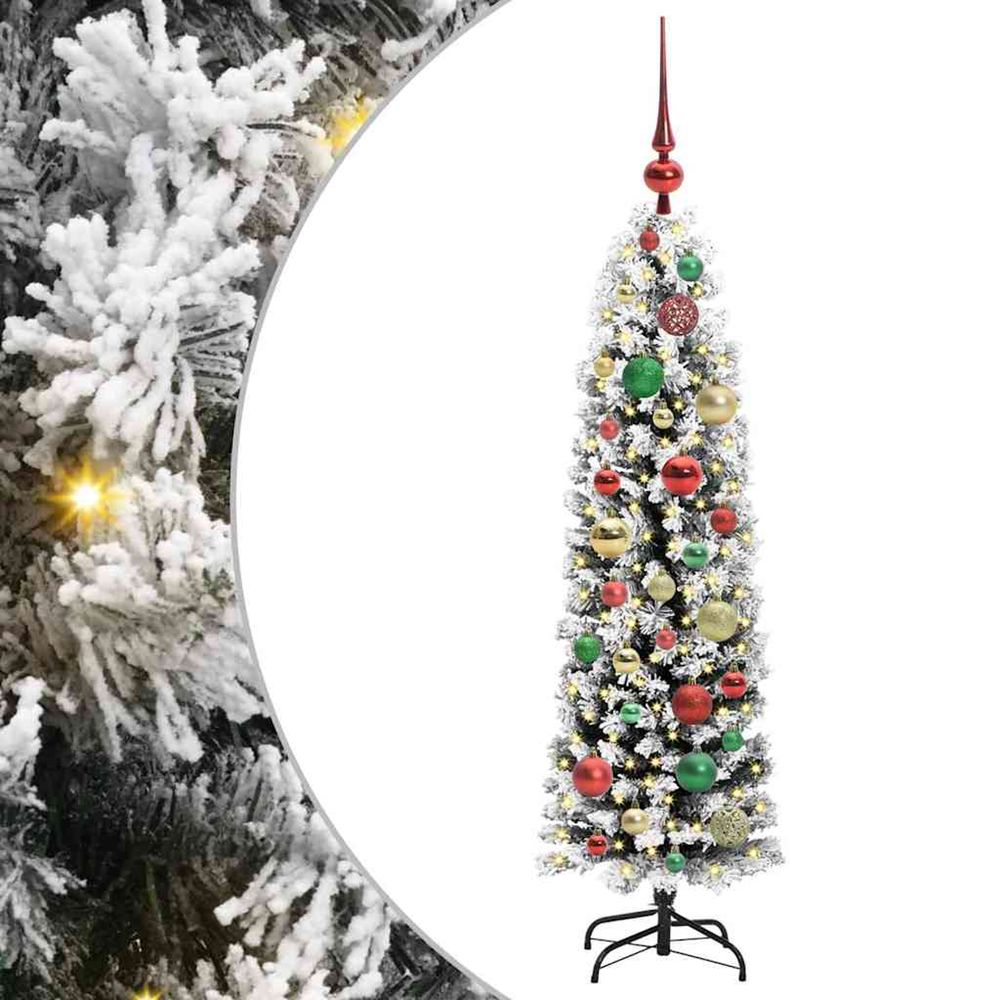 Sapin de noël artificiel vert 120 cm pvc et acier et plastique