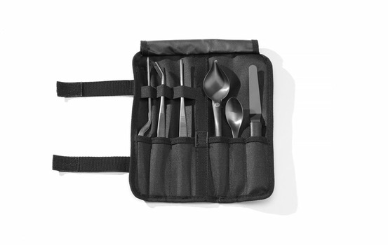 Set de dressage chef 6 pièces noir - hendi
