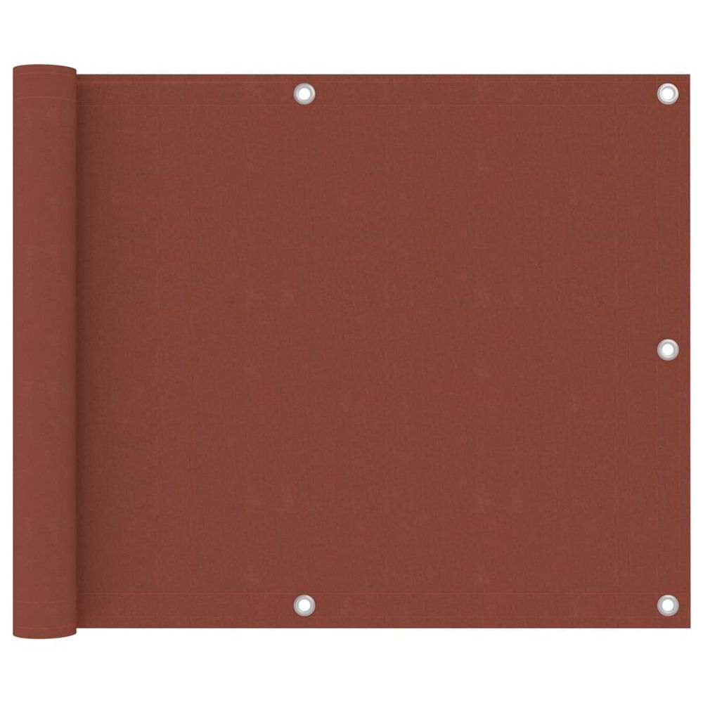Écran de balcon terre cuite 75x300 cm tissu oxford