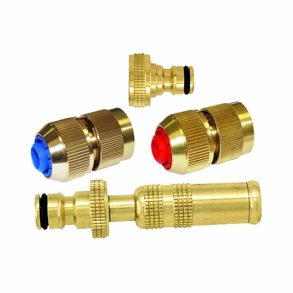 Kit d'arrosage complet en laiton pour tuyau de 15 mm