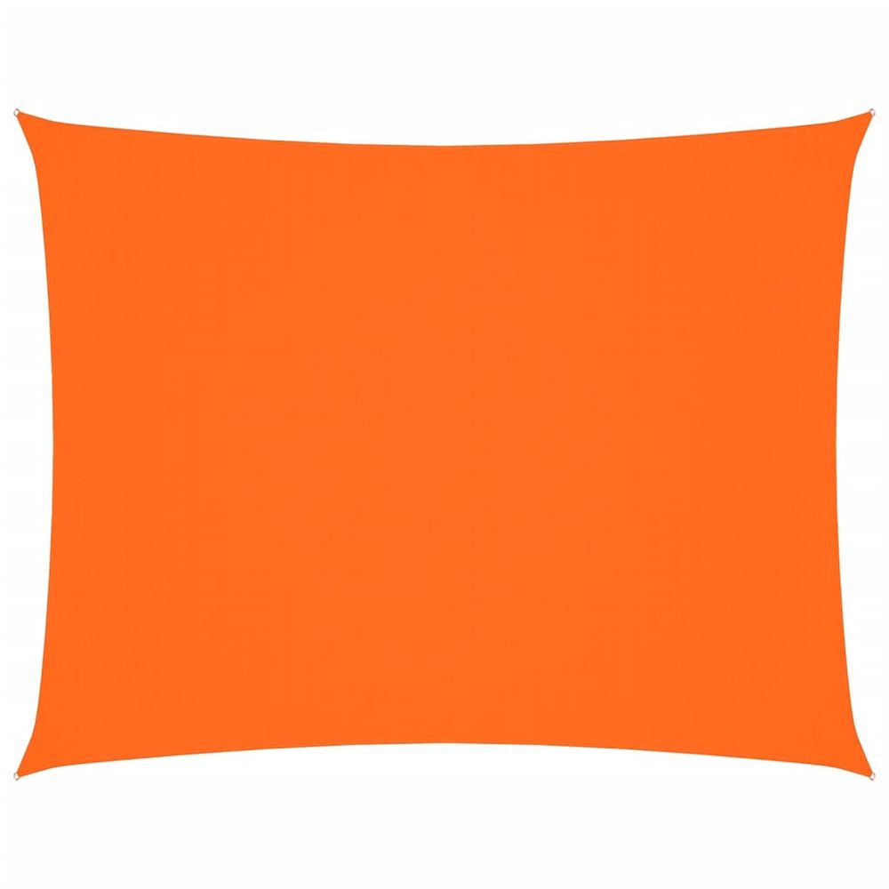 Voile de parasol tissu oxford rectangulaire 2,5x4 m orange