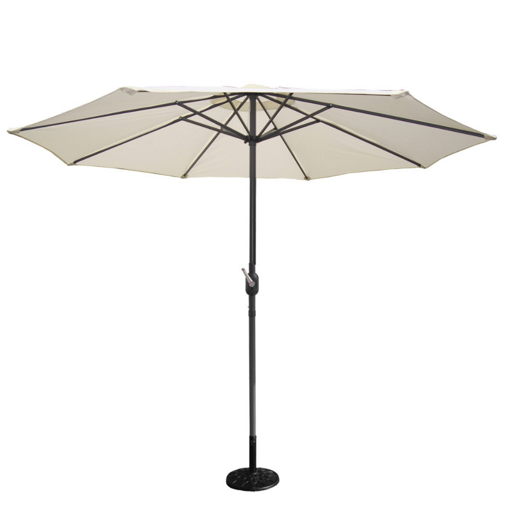 Parasol ecru droit rond 27 x 27 m figari