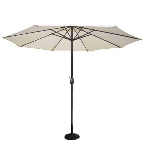Parasol ecru droit rond 27 x 27 m figari