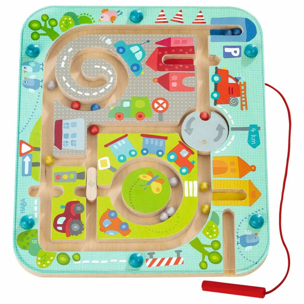 Jeu de dextérité magnétique town maze 301056