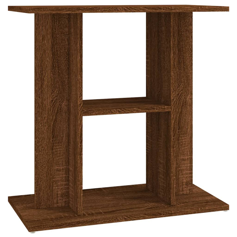 Support pour aquarium chêne marron 60x30x60cm bois d'ingénierie