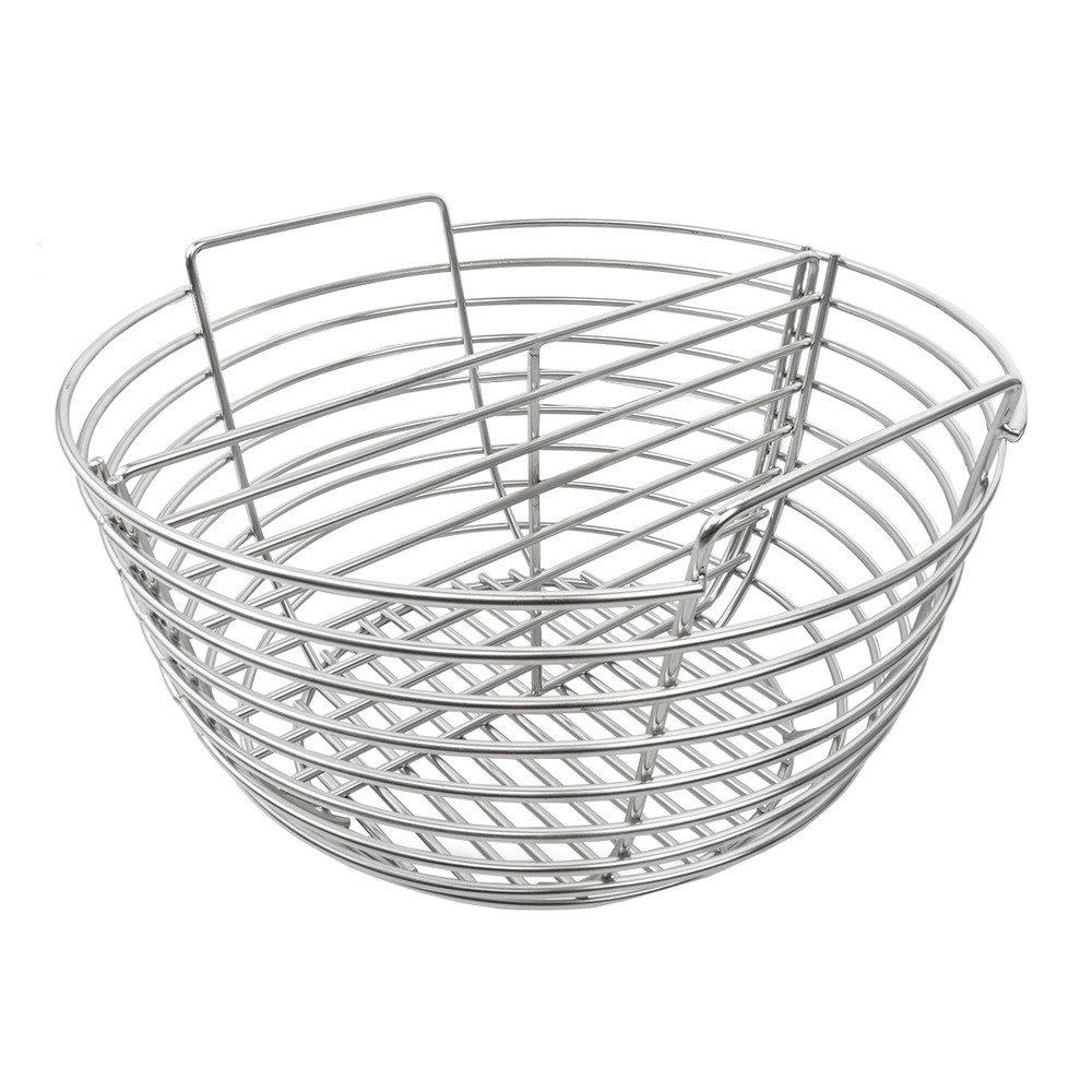 Panier à charbon de bois en acier inoxydable pour patton barbecue kamado 20-21
