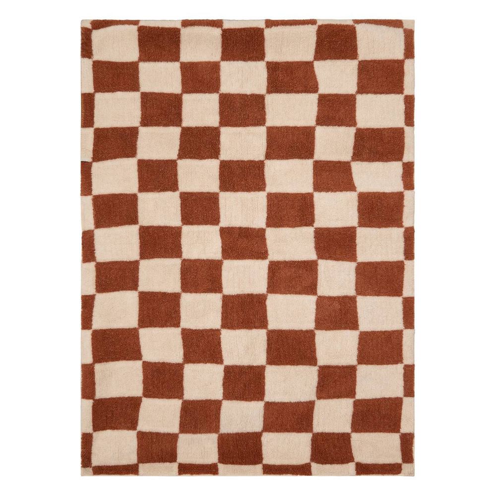 Tapis homy rectangulaire 160x230cm marron