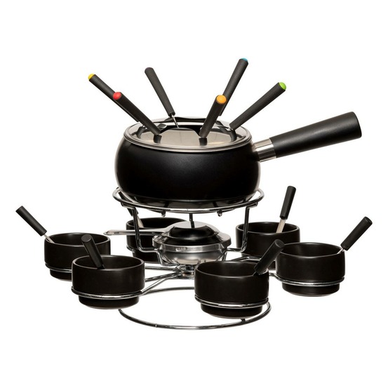 5five - service à fondue avec plateau tournant