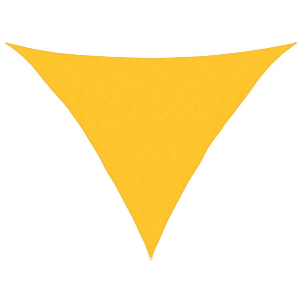 Voile d'ombrage 160 g/m² jaune 4x4x5,8 m pehd