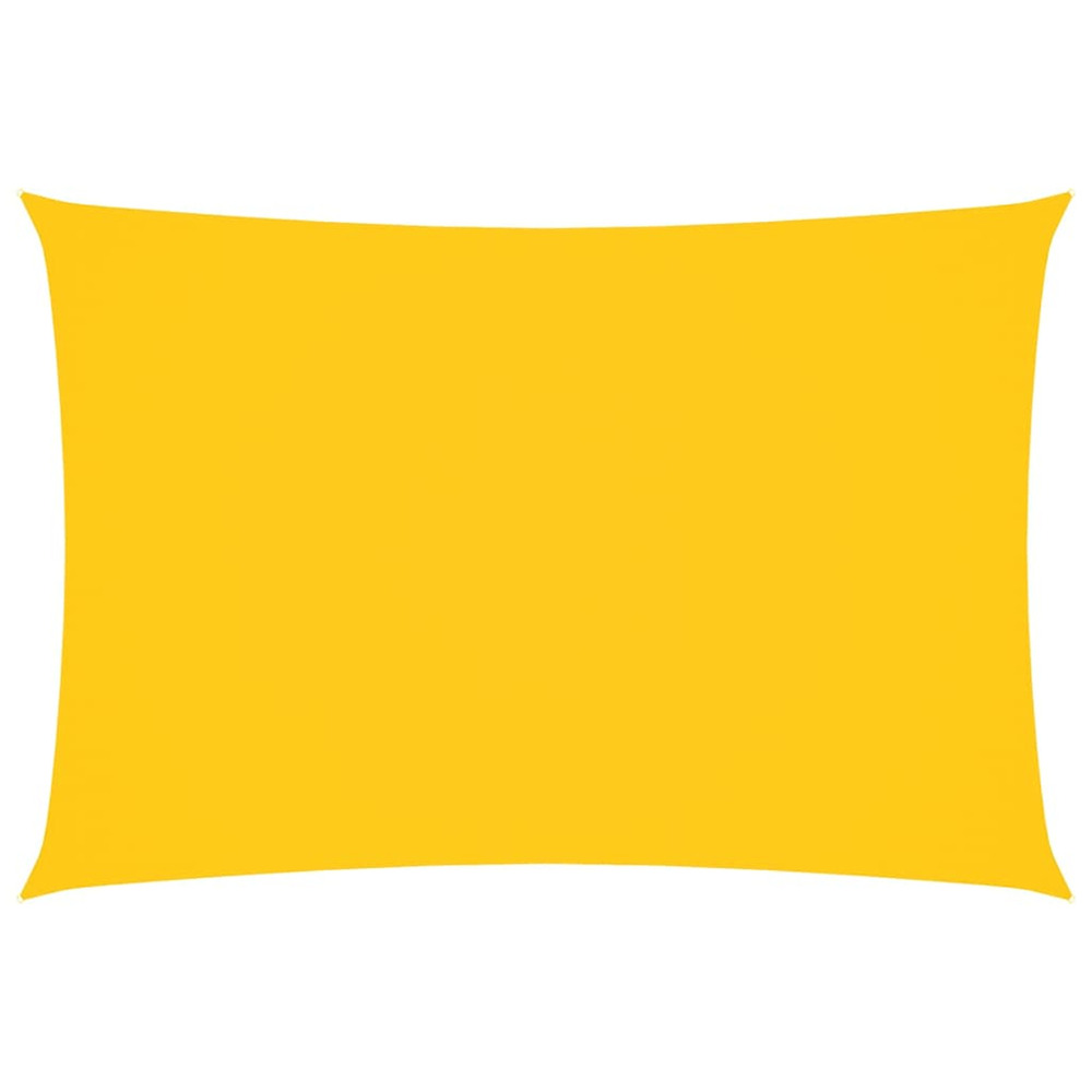 Voile de parasol tissu oxford rectangulaire 3x5 m jaune