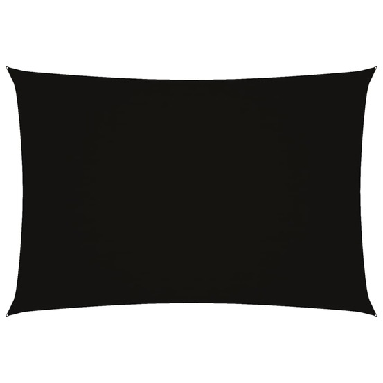Voile de parasol tissu oxford rectangulaire 3x5 m noir