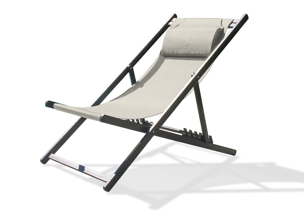 Chilienne JULIA grise et aluminium ANTHRACITE