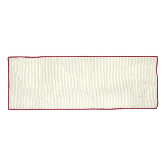Coussin de sol fleur de rose 180x60cm vert clair