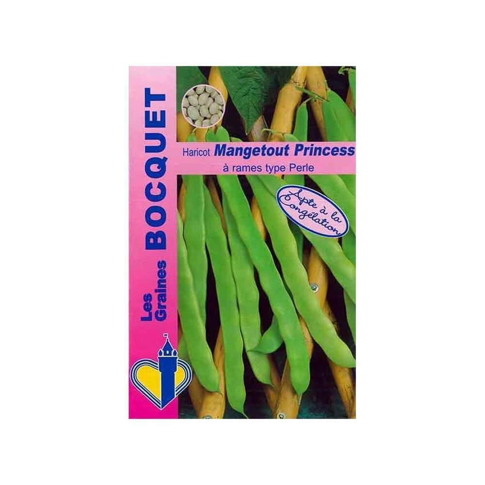 Graines d'haricot à rames princess type perle - 100g