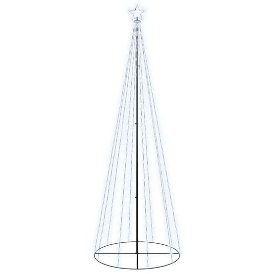 Arbre de noël cône 310 led blanc froid 100x300 cm