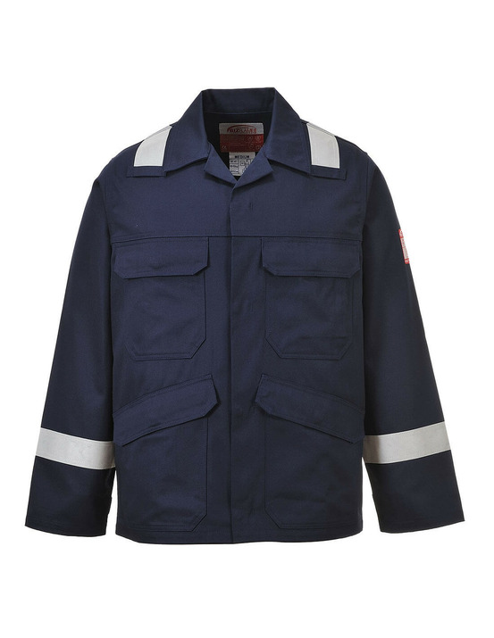 Veste bizflame plus couleur : marine taille xxl - portwest