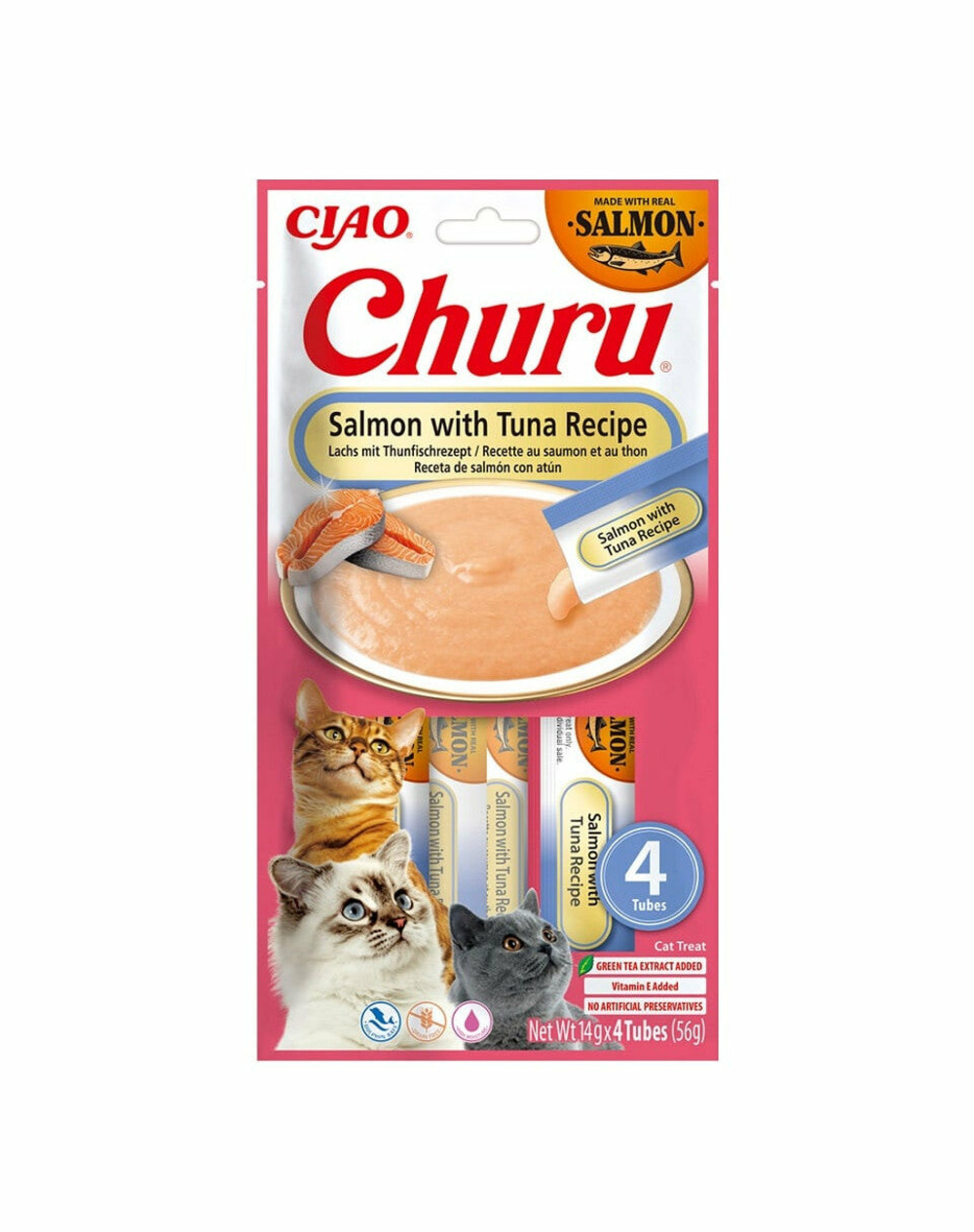 Churu - recette saumon et au thon
