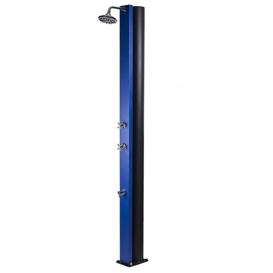 Douche de piscine solaire ultramarine 40l avec rince pieds