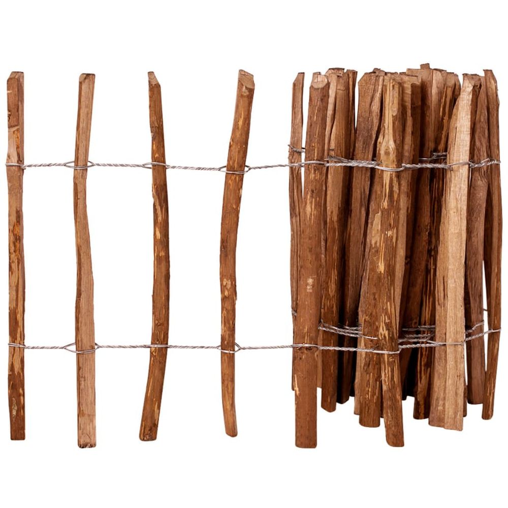 CLOTURE A PIQUETS BOIS DE NO 3-(864479)