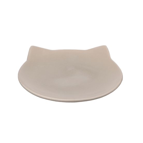 Gamelle plat en céramique pour chat anti-stress filou