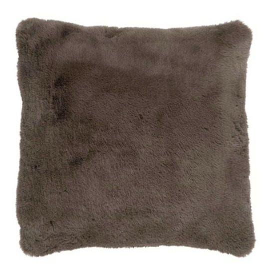 Coussin imitation fourrure