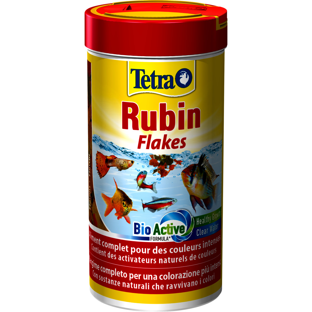 Rubin flakes aliment en flocon pour poisson tropicaux 200g/1000ml