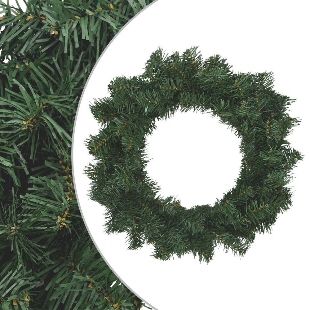 Couronne de noël vert diam. 30 cm pvc