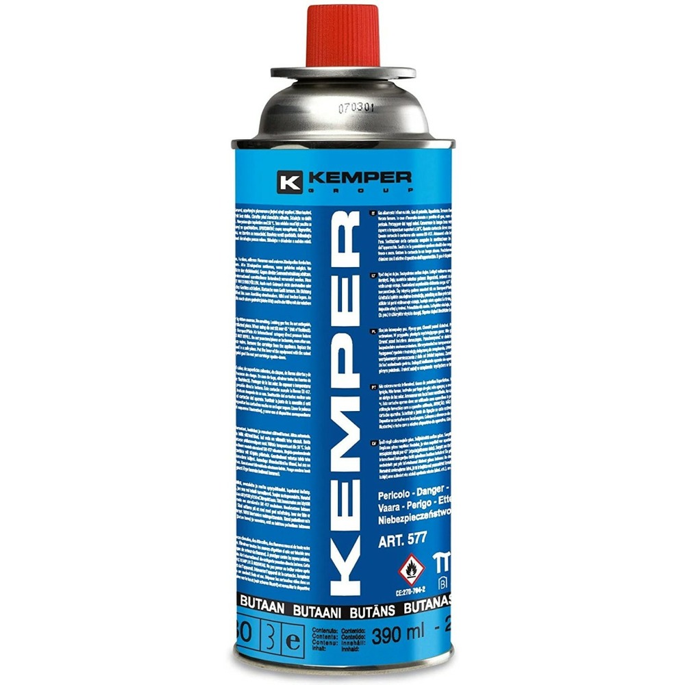 Cartouche de gaz butane 220 gr kemper à baïonnette réchaud désherbeur camping