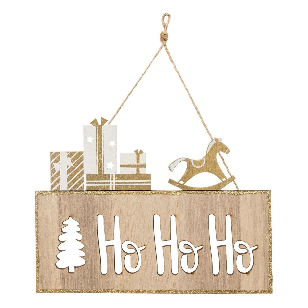 Sdn bois pancarte hoho 15cm