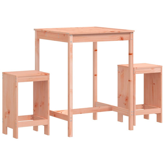 Ensemble de bar de jardin 3 pcs bois massif de douglas