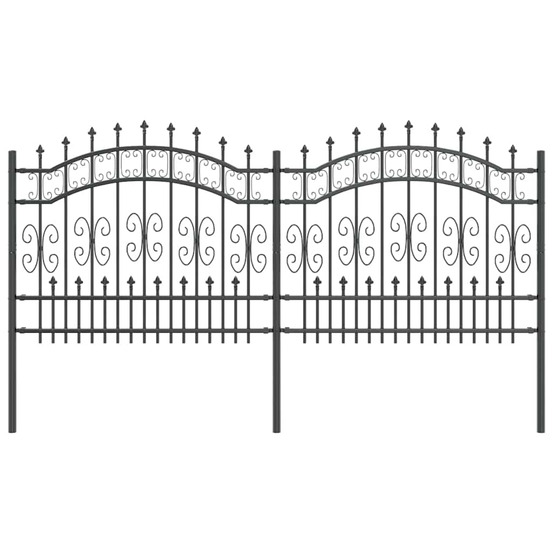 Clôture de jardin kampen gris