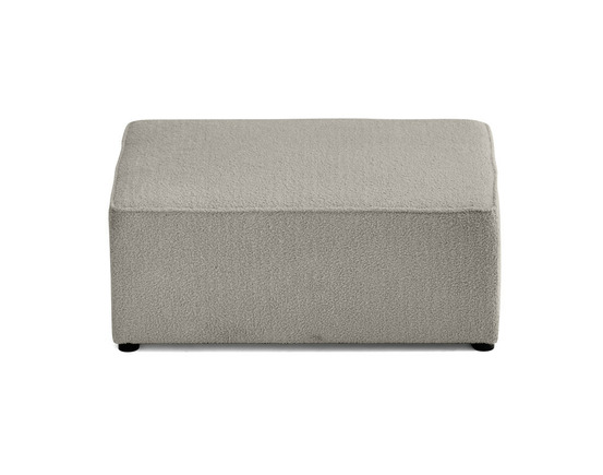 Topaze - pouf - en tissu bouclette