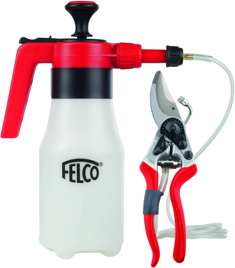Felco application spéciale n° 19 - felco 8 avec système de pulvérisation (longueur : 21 cm, réservoir de 1 litre, pulvérisateur)