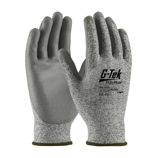 Gants anti coupure d g tek® polykor™ enduit polyuréthane gris t10 pip 16 560e 10
