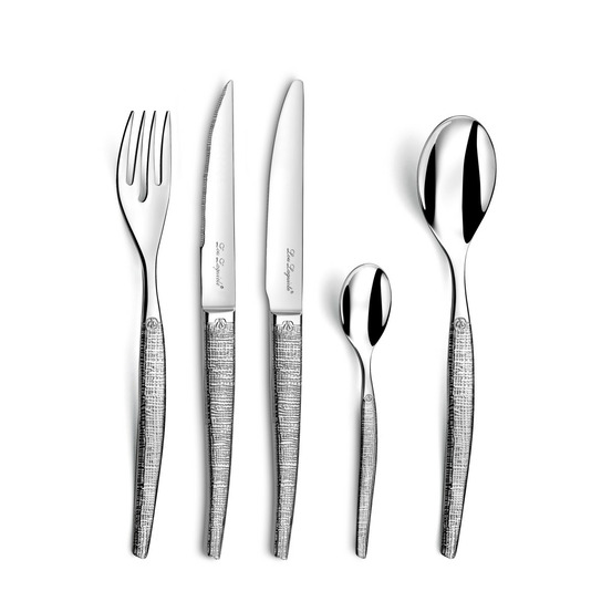 Jet textil - ménagère 30 pièces table & steak