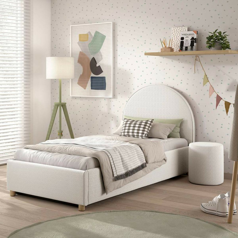Pack - lit coffre enfant & pouf 