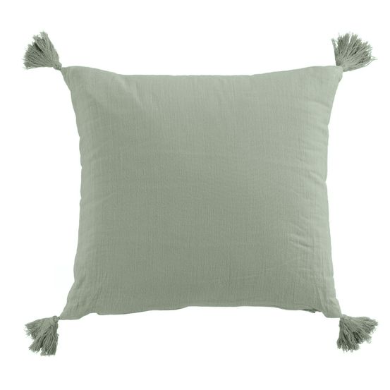 Coussin double gaze coton gaia