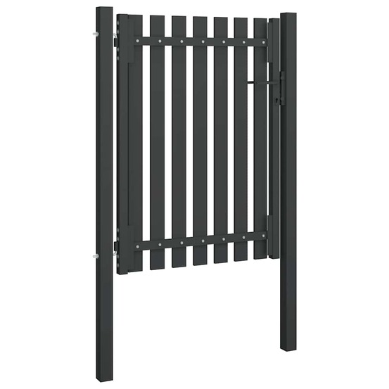 Portail de jardin en acier 100x125 cm anthracite