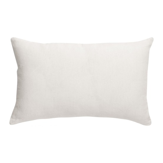 Coussin uni zeff blanc 30 x 50 cm